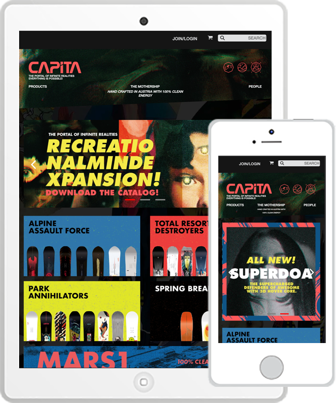 CAPiTA Snowboards: mobile